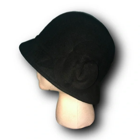 Nine West | Accessories | Nine West Black Cloche Hat | Poshmark display picture 3